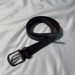 Silver Jeans Co. Brown Leather Belt Classic Minimalist Everyday Essentials